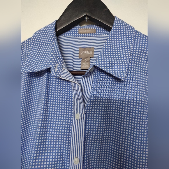 Blue Square Shirt - Picture 9 of 12